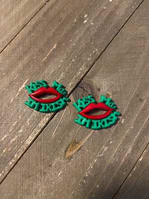 Kiss me, I'm Irish Post Earrings