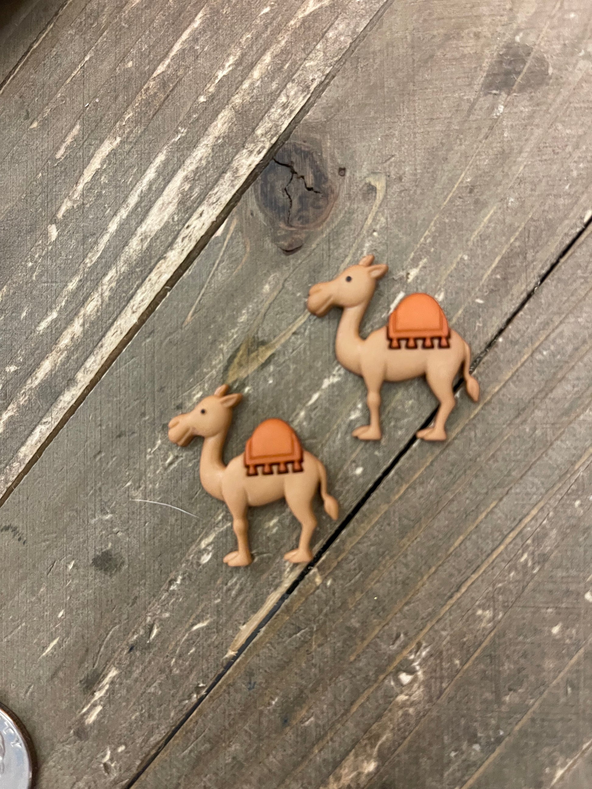 Camel Stud Earrings; unique &amp; Whimsical giftPink tiful of LOVE