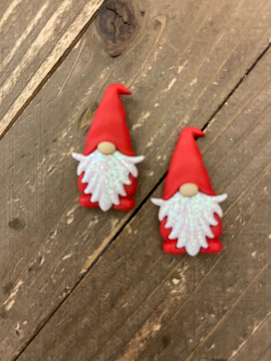 Santa Gnome in Red Stud Earrings (ER319-15santagnome)Pink tiful of LOVE