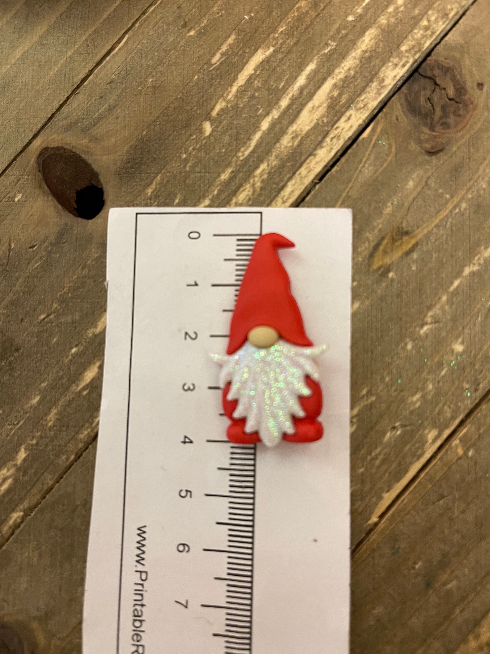 Christmas Gnome in Red Stud EarringsPink tiful of LOVE