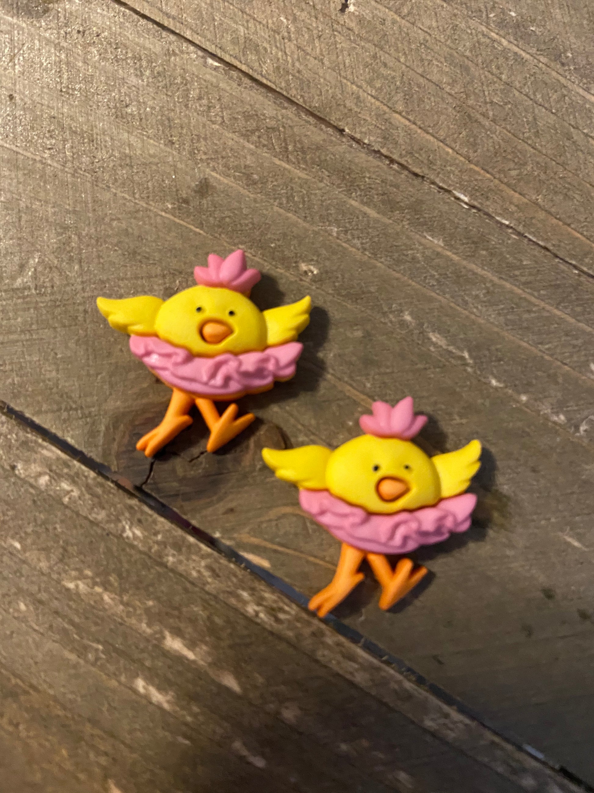Wacky Wings Collection Post Earrings (3 different chickens to choose from)Pink tiful of LOVE