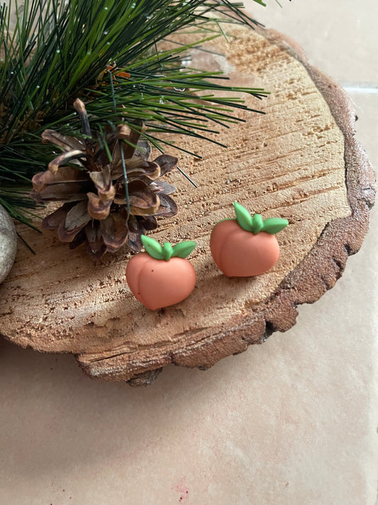 Peach Stud Earrings; yummy gorgeous peach earringsPink tiful of LOVE