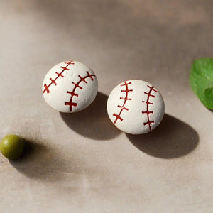 Baseball Post Earring
