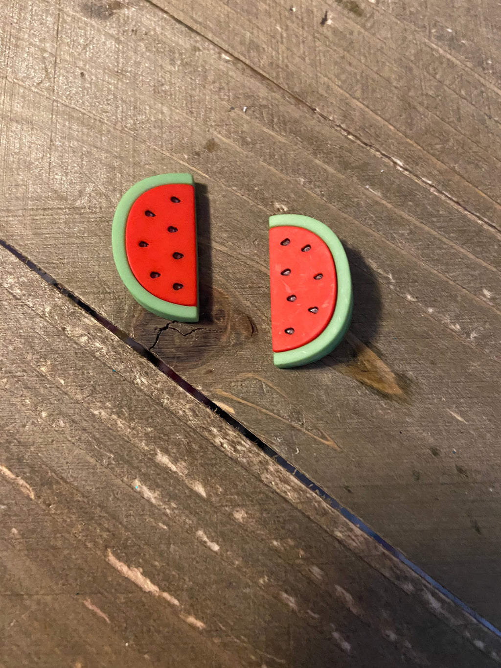 Fruit-Watermelon or Pineapple Post Earrings