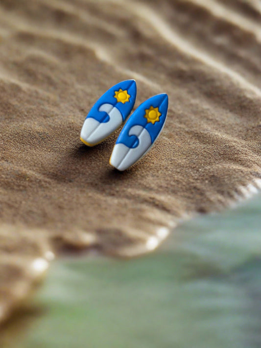 Surfboard Post earrings; Fun in the SunPink tiful of LOVE