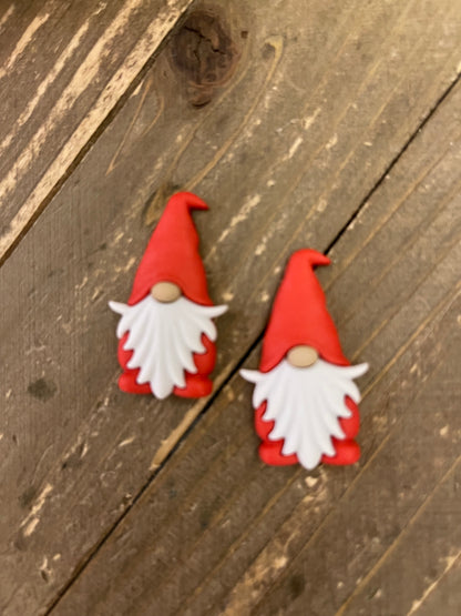 Love Gnome Matter What-Valentine in Red Stud Earrings (ER319-26VALRedgnome)