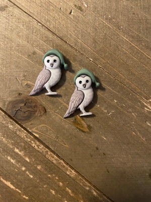 Whoo's Cute--Sleepy Owls (2 different owls to choose)