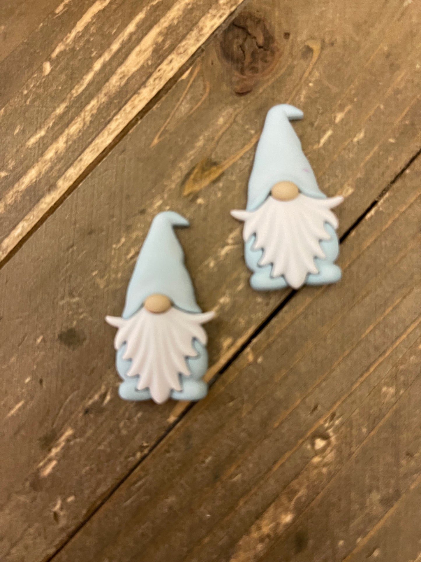 Easter Gnome in Pastel Blue Stud Earrings (ER319-41Eastergnome)