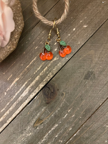 Fruit Charm Collection Wiret Earrings (6 fruit to choose from)Pink tiful of LOVE