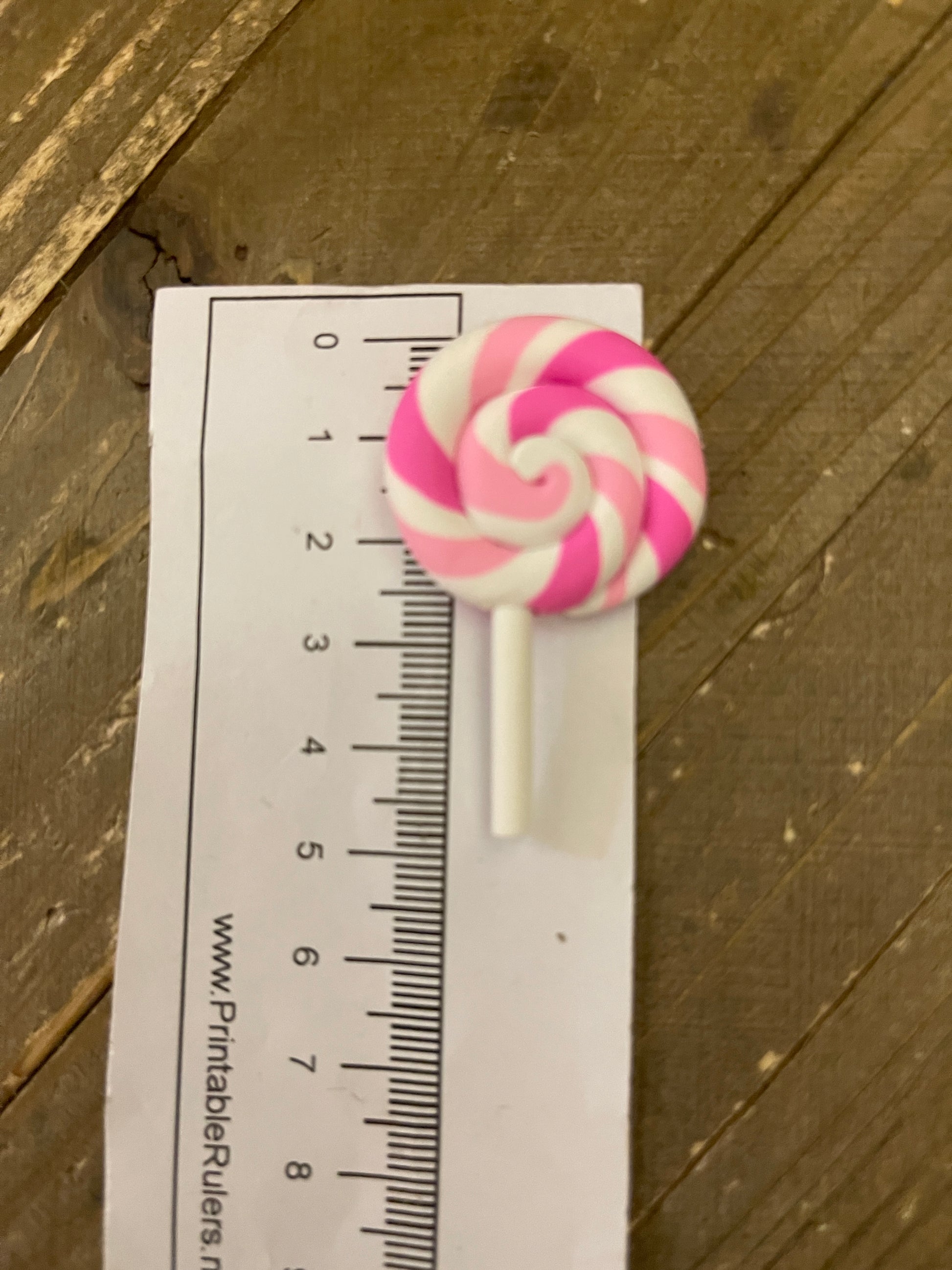 Lollipop Love Collection Stud Earrings (6 swirl colors to choose from)Pink tiful of LOVE