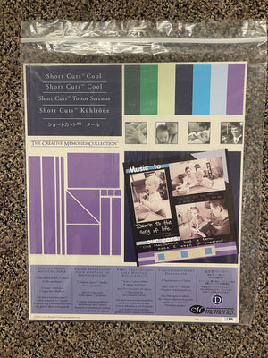 Creative Memories Short Cut- Cool  Die-Cut Photo Mounting Paper