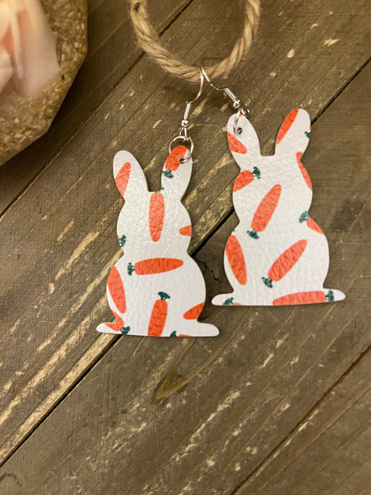 Easter Bunny; Hop into Easter Fashion; Wire EarringsPink tiful of LOVE