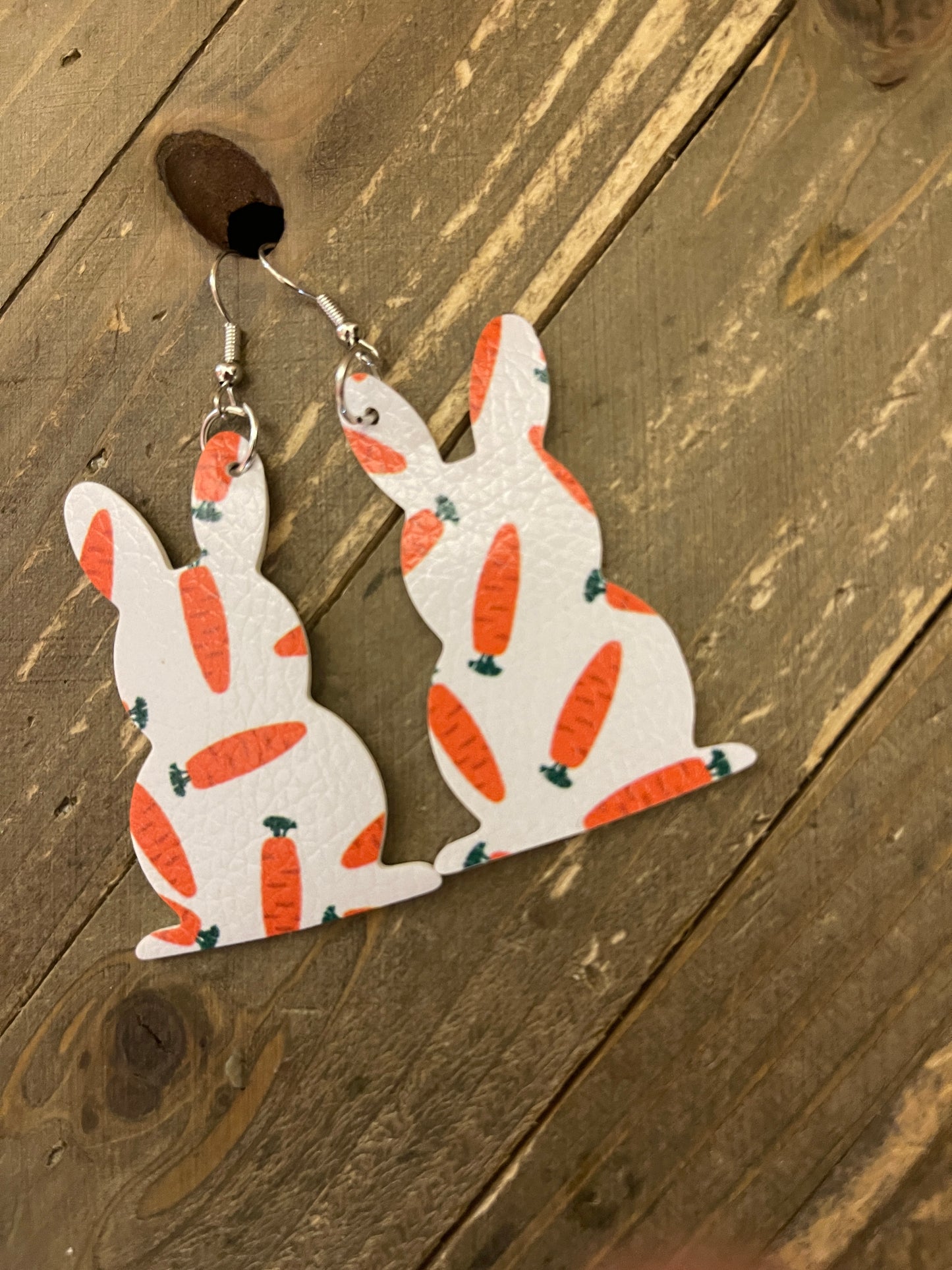 Easter Bunny; Hop into Easter Fashion; Wire EarringsPink tiful of LOVE