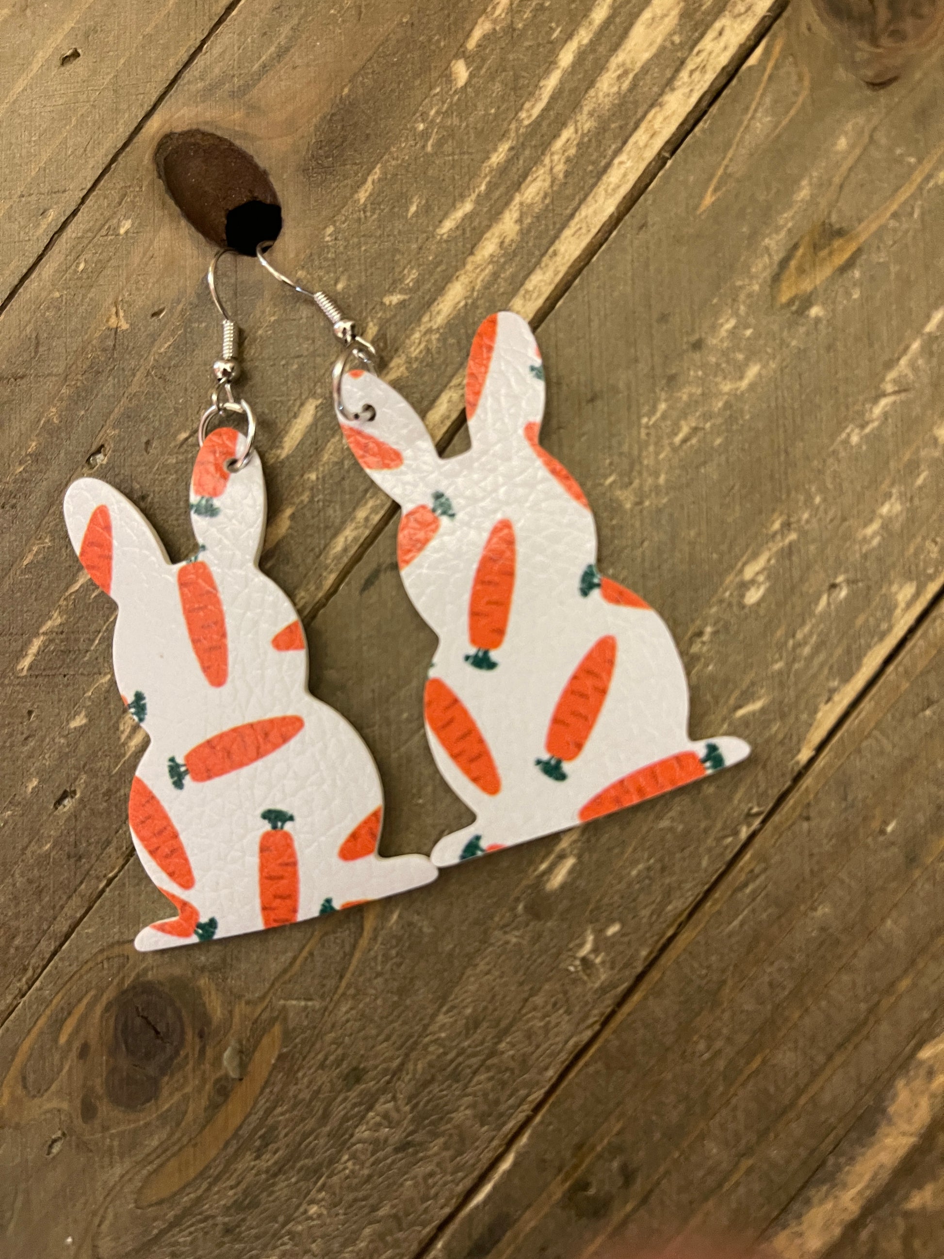 Easter Bunny; Hop into Easter Fashion; Wire EarringsPink tiful of LOVE