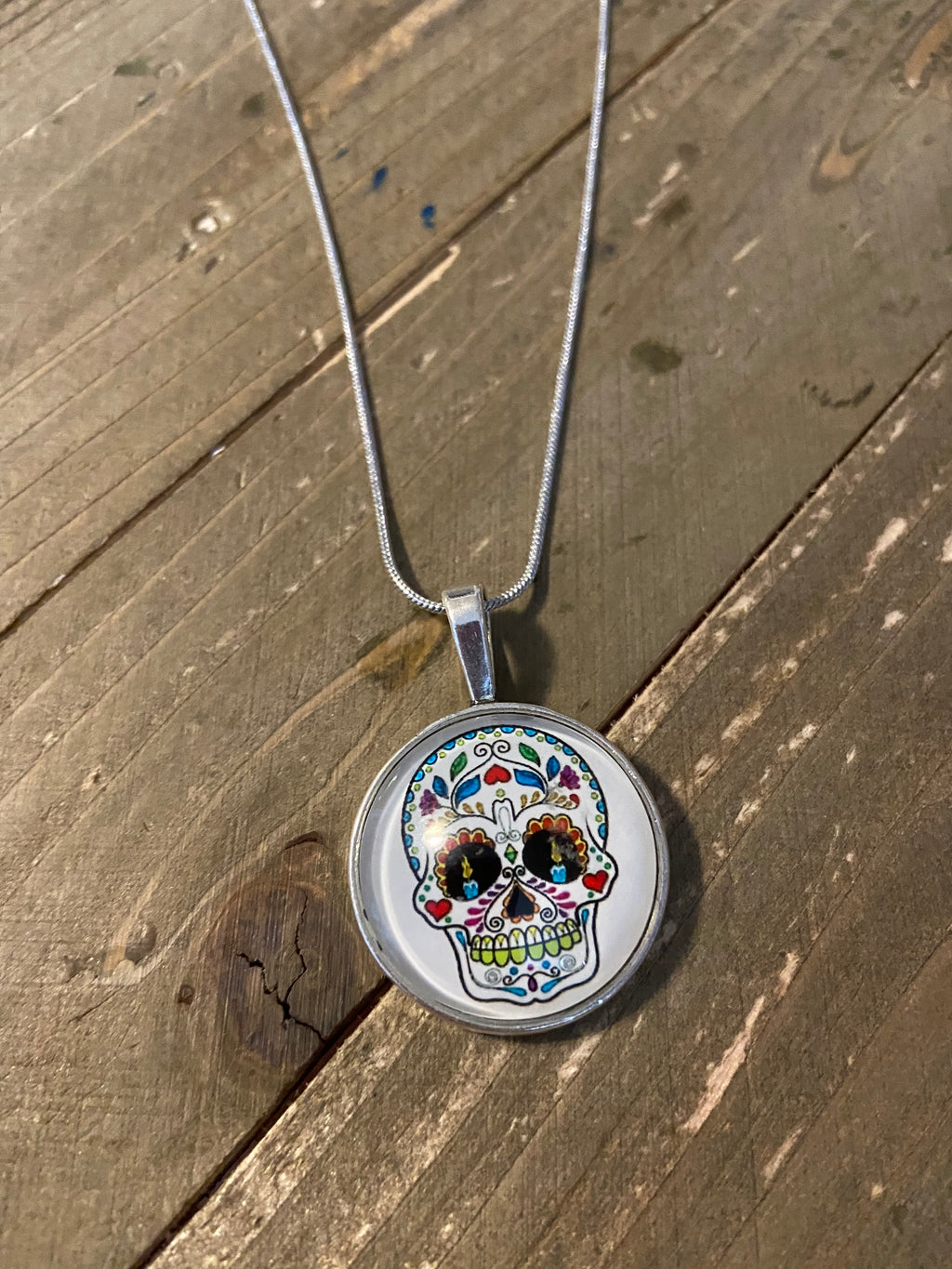 Skull Jewelry: earrings (post), bracelet and/or Necklace