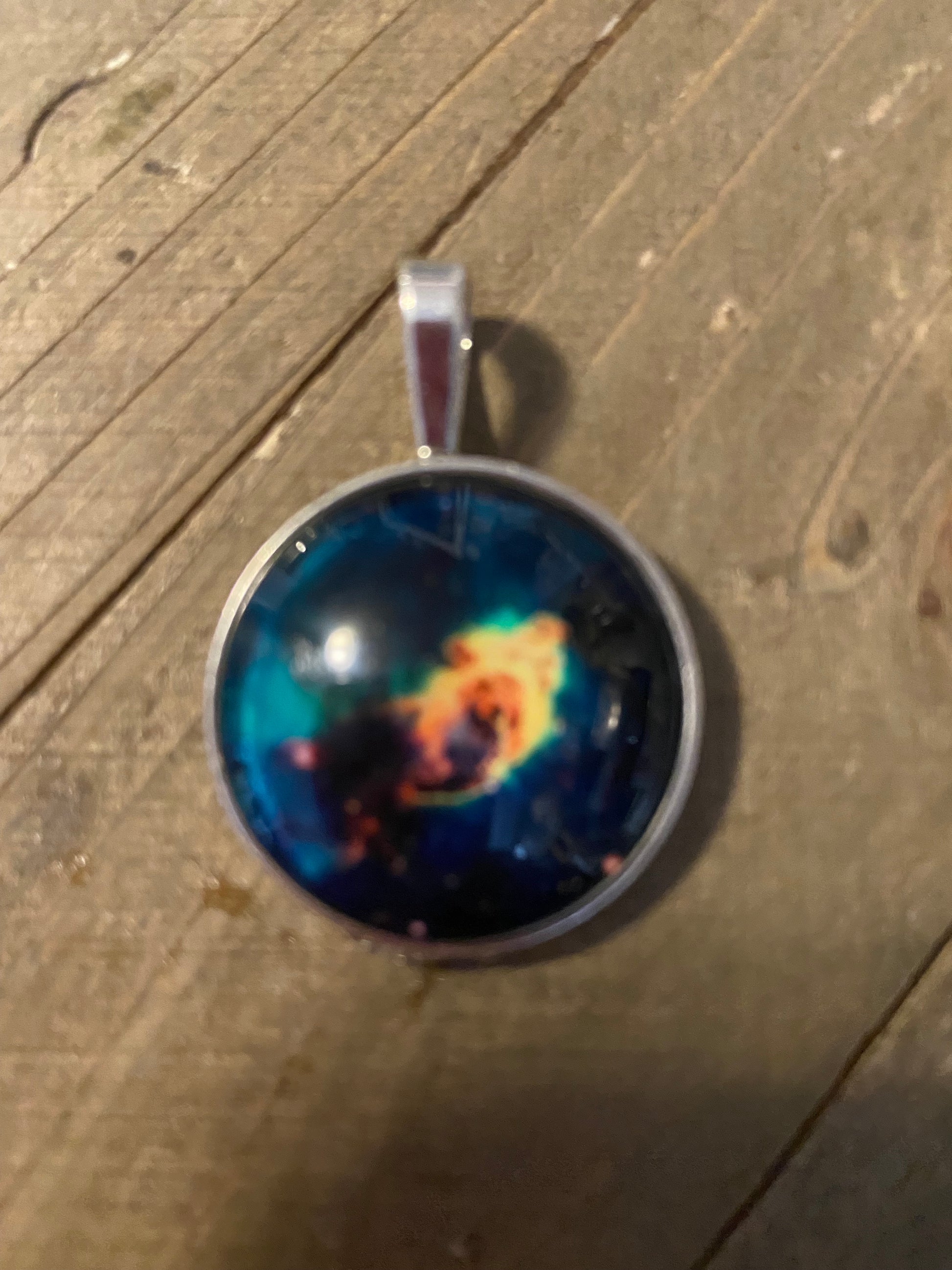 Cosmic Sky Pendant on a Silver ChainPink tiful of LOVE