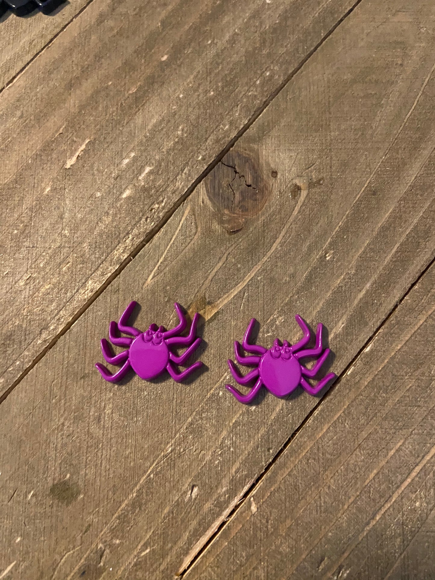 Spider Earrings (4 colors to choose)-Perfect for Trick or Treating Ear BlingPink tiful of LOVE