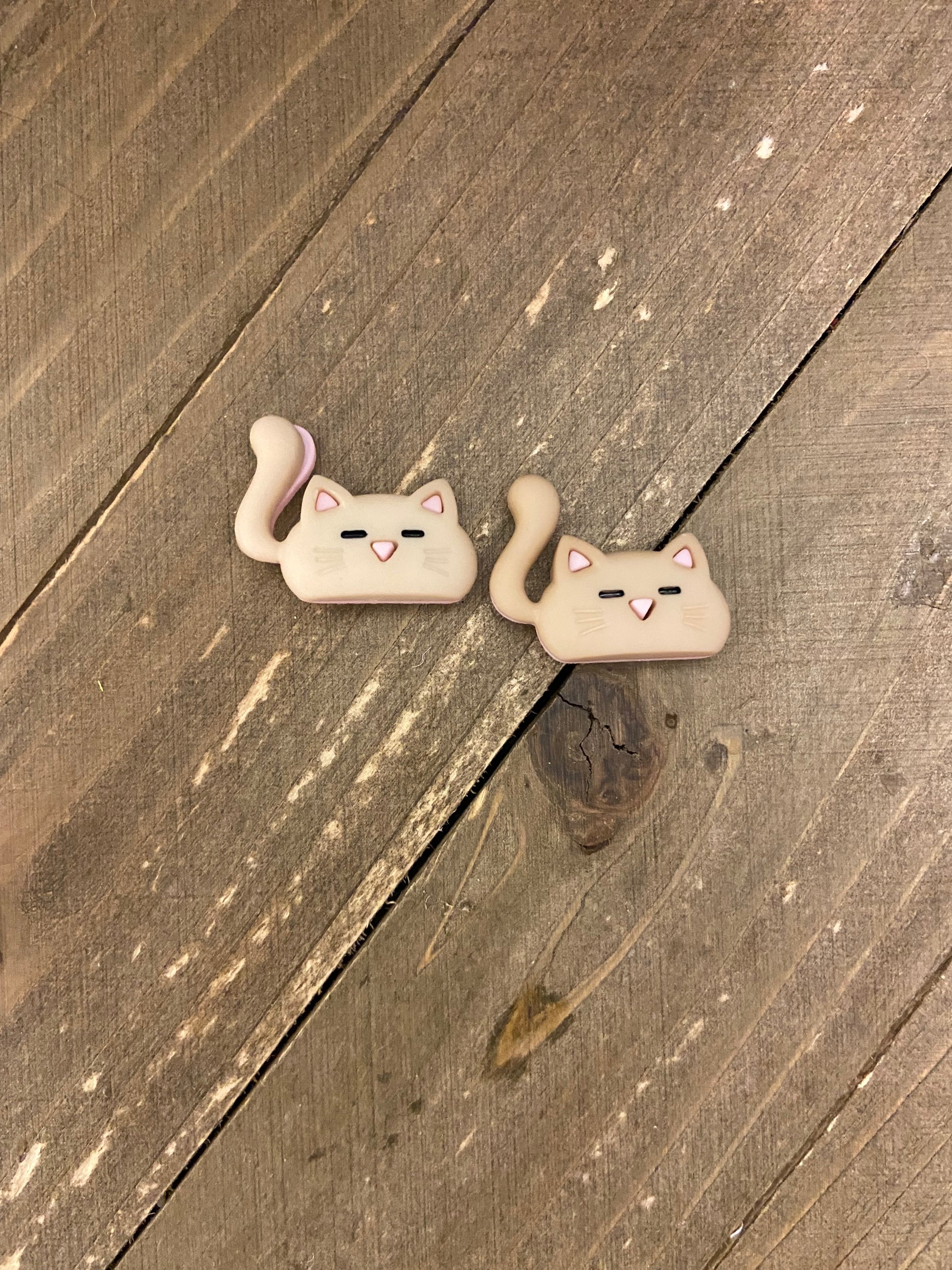 Coolest Cats Post Earrings   (6 different chillin cats to choose from)Pink tiful of LOVE