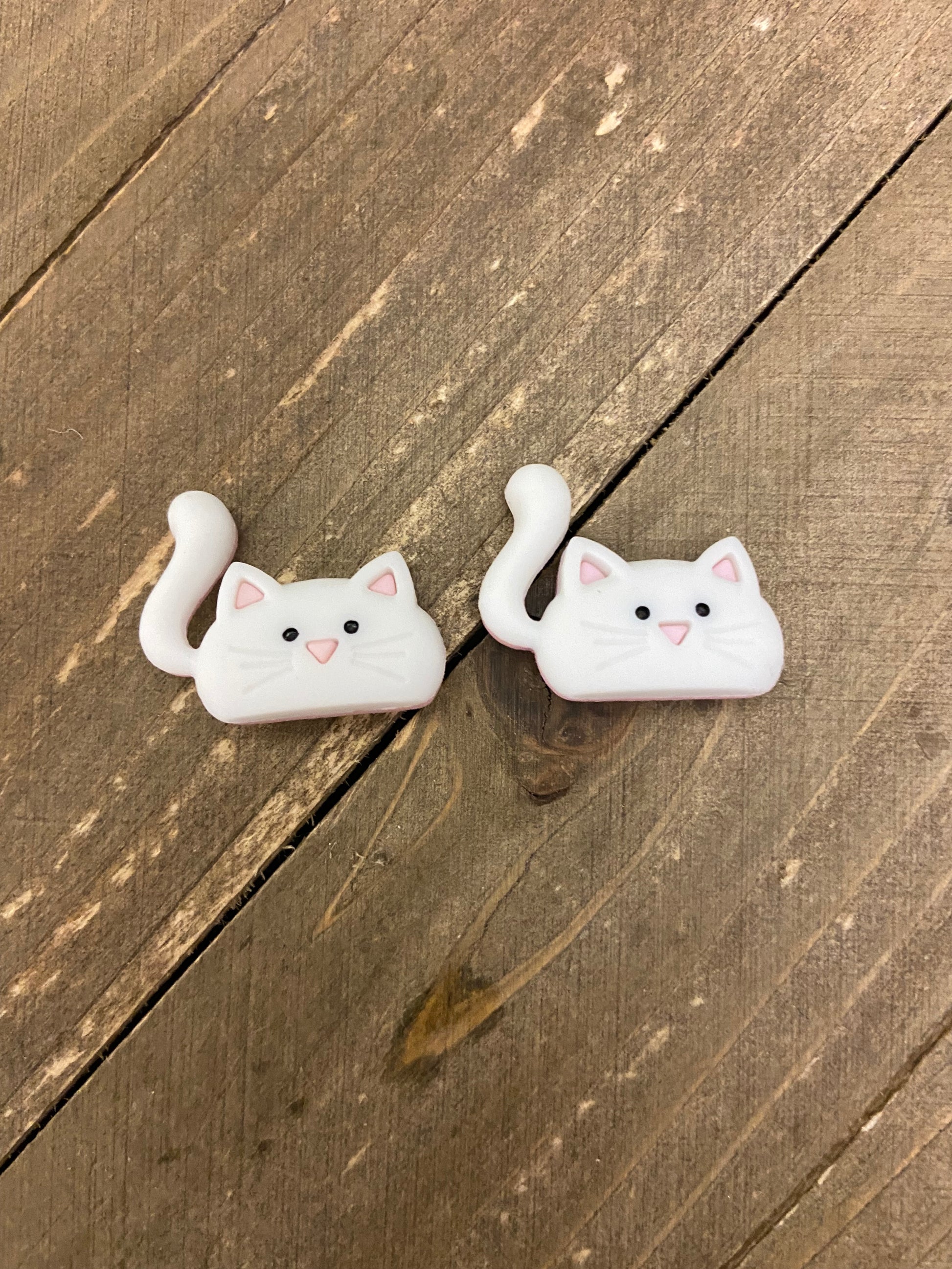 Coolest Cats Post Earrings   (6 different chillin cats to choose from)Pink tiful of LOVE