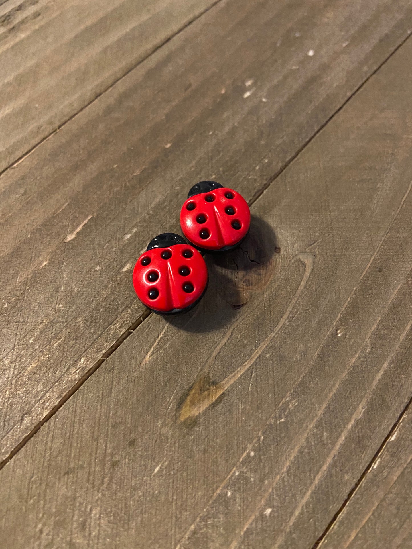 Lady Bug Earrings