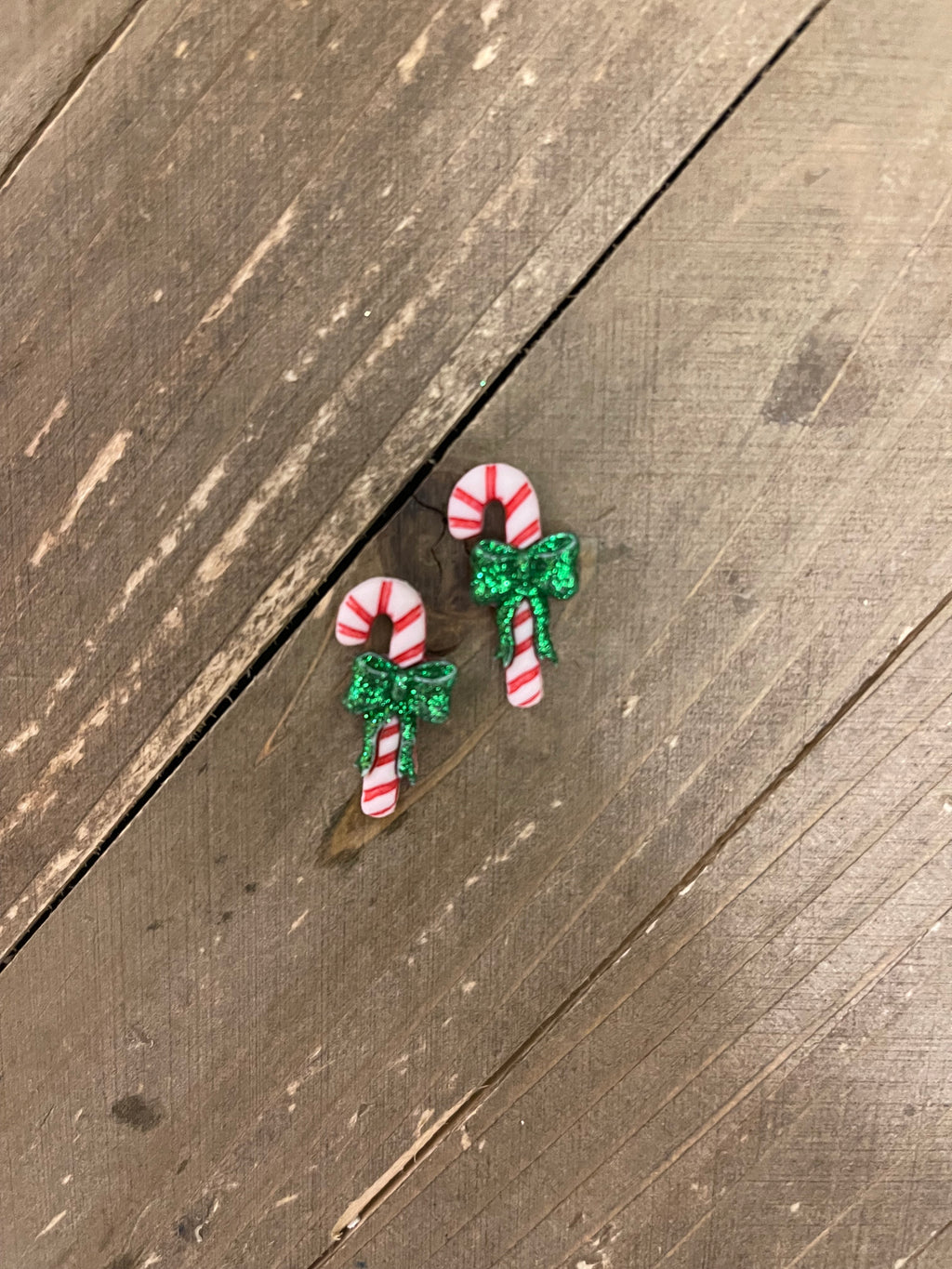 Candy Cane Post Earring (ER449-1)