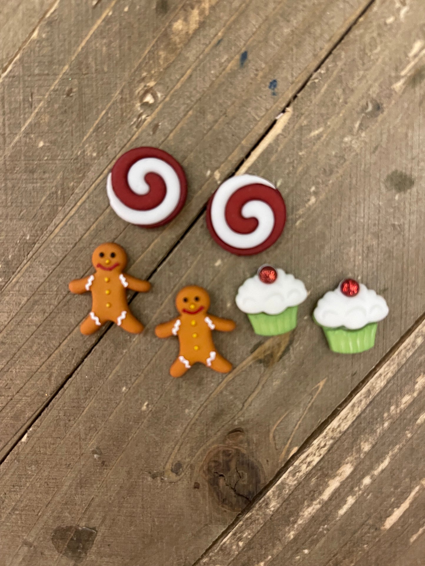 Christmas Sweets Collection post earrings (3 to choose from)