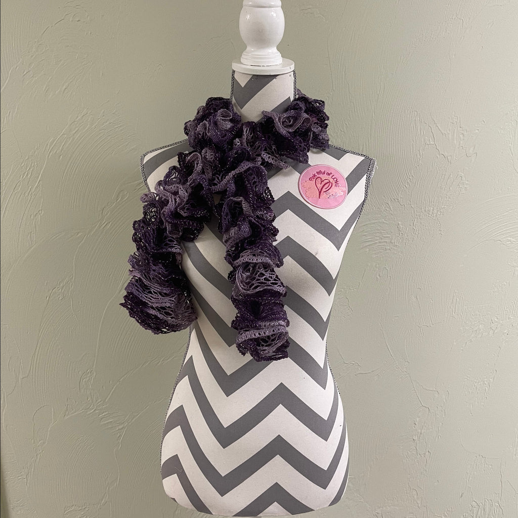 Ruffled Scarf handmade with Boogie Sashay yarn