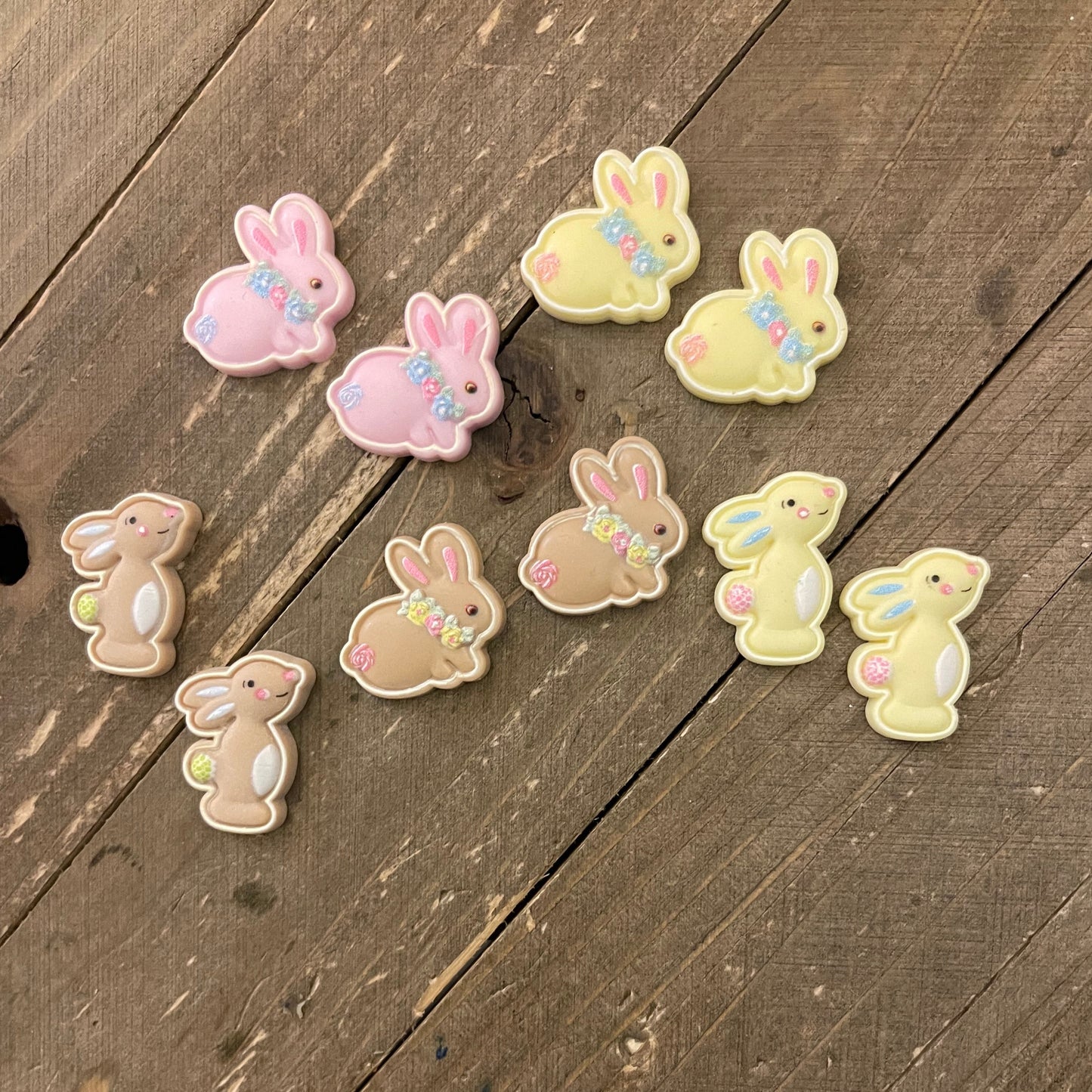 Cottontail Bunny Stud Earrings (5 different ones)