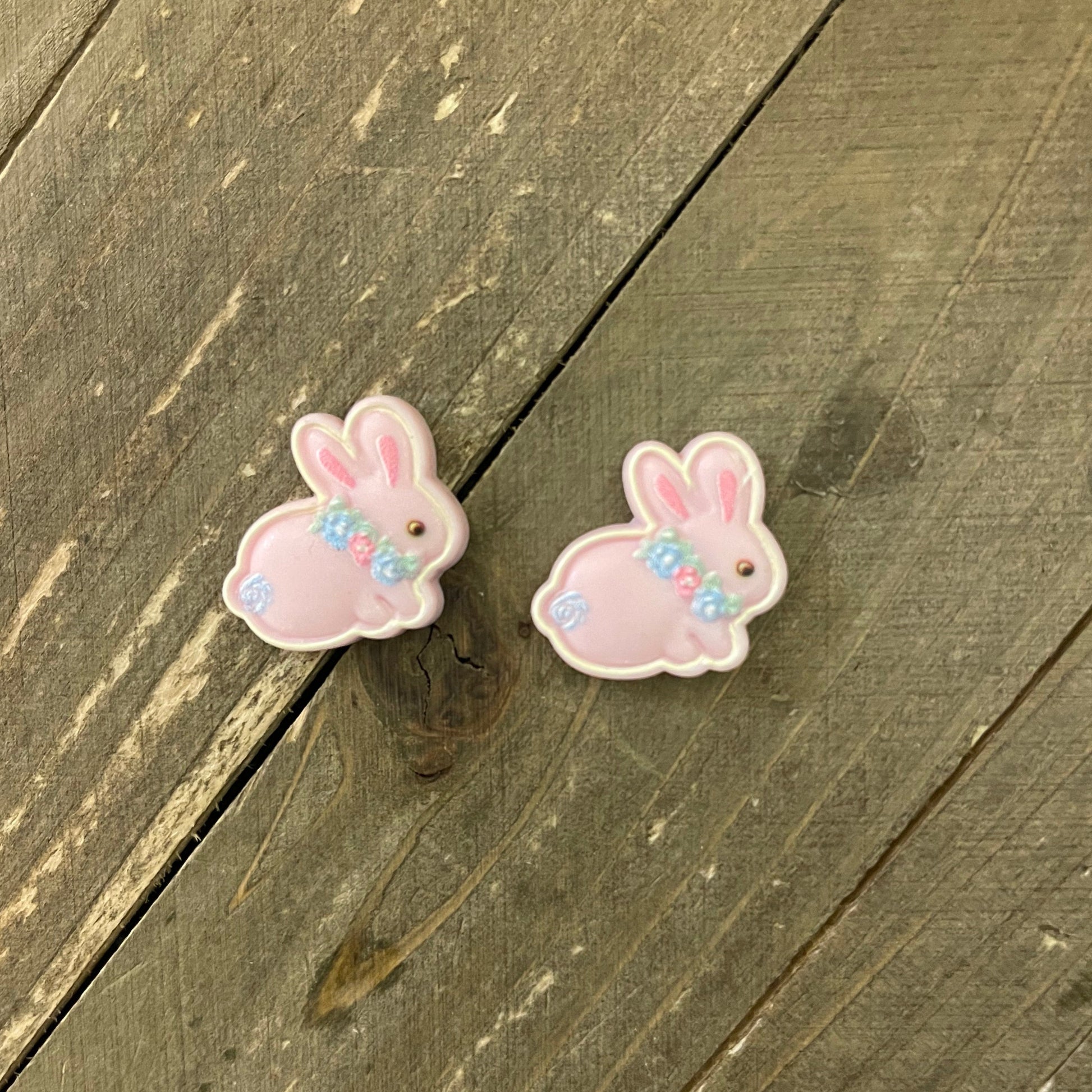 Cottontail Bunny Stud Earrings (5 different ones)Pink tiful of LOVE