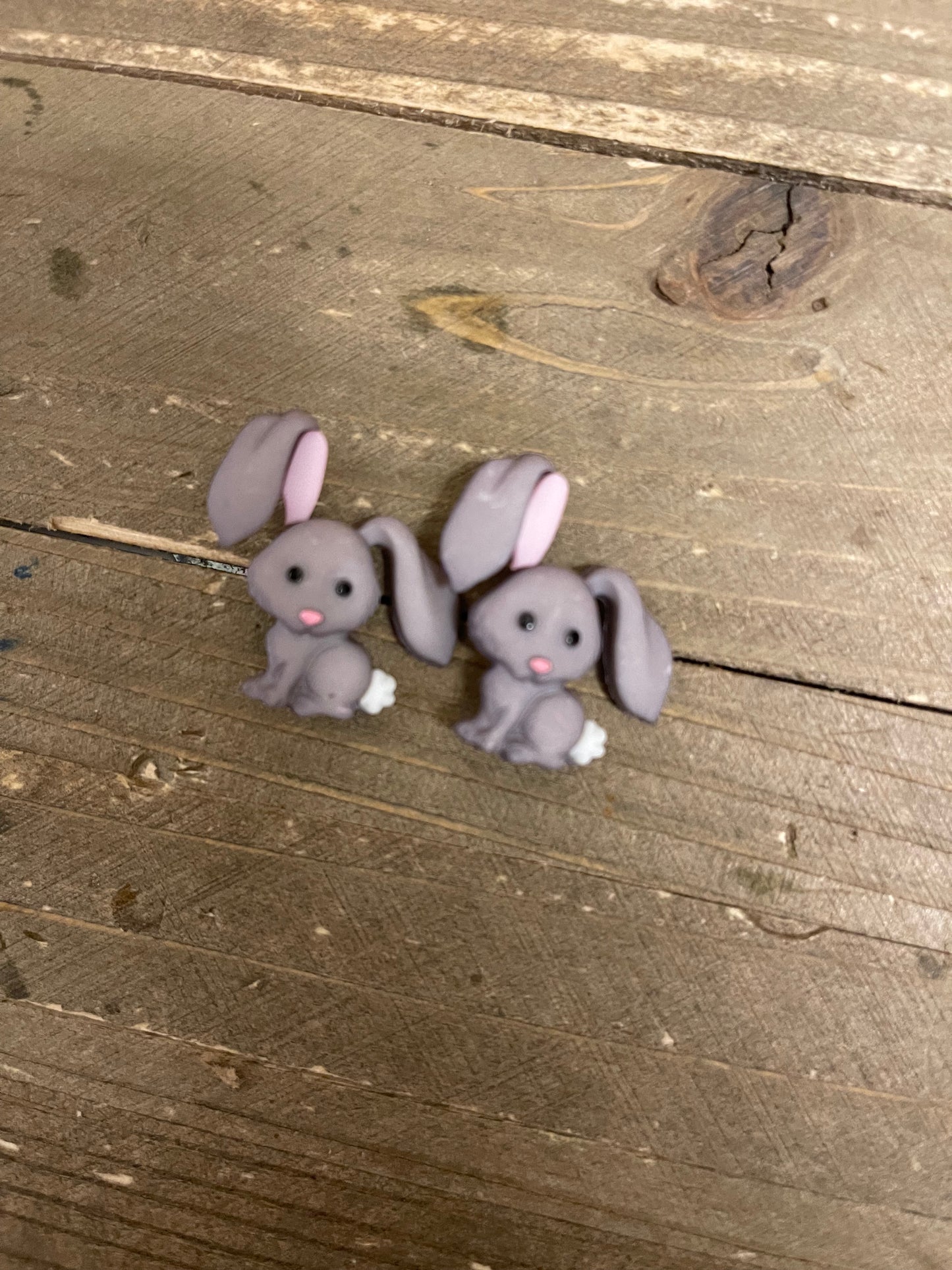 Hop Hop Bunny Stud Earrings (4 different ones)