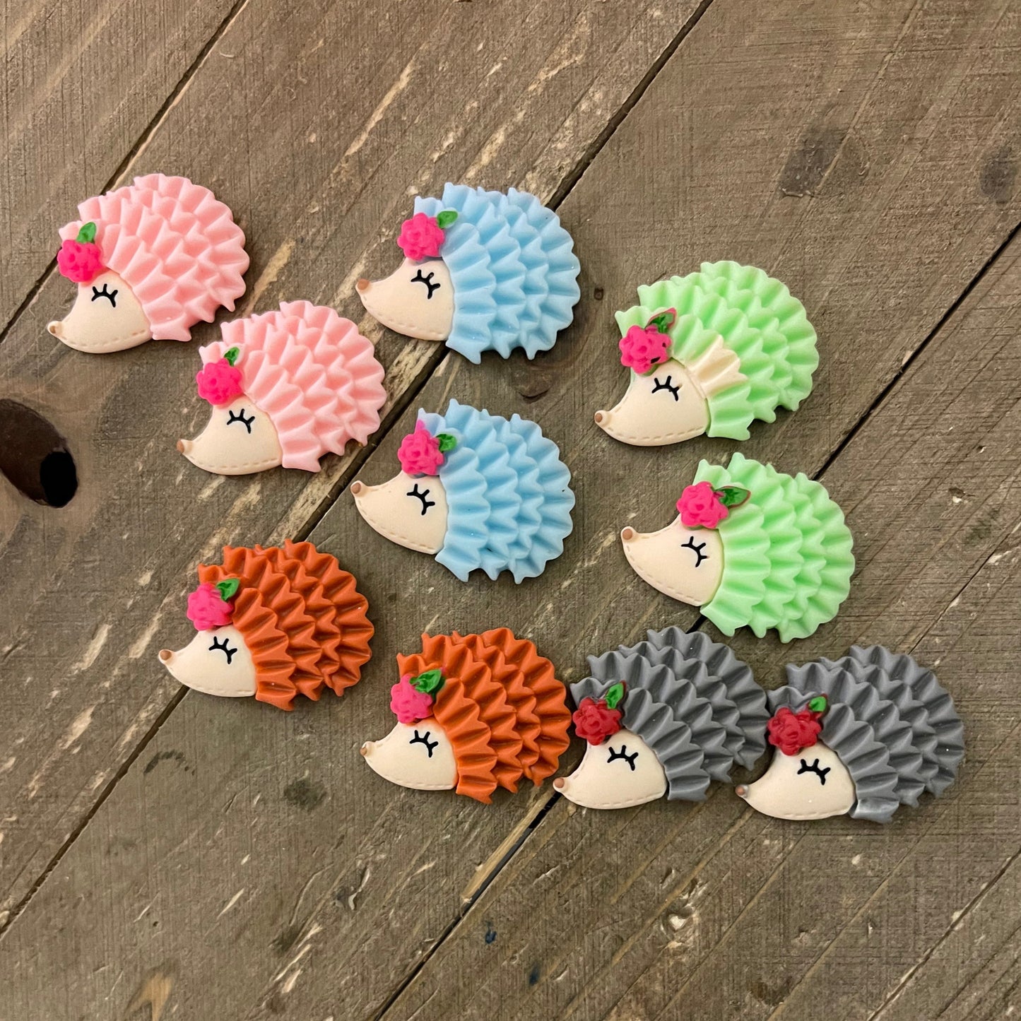 Lady Hedgehog Stud Earrings (5 colors to choose)