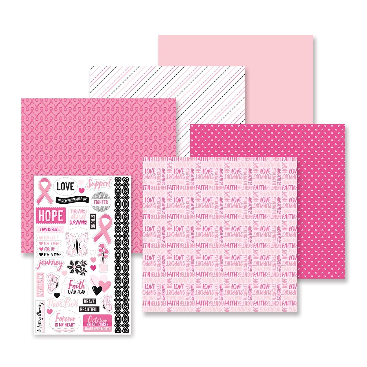 Creative Memories Powerful &amp; Pink Theme PackPink tiful of LOVE
