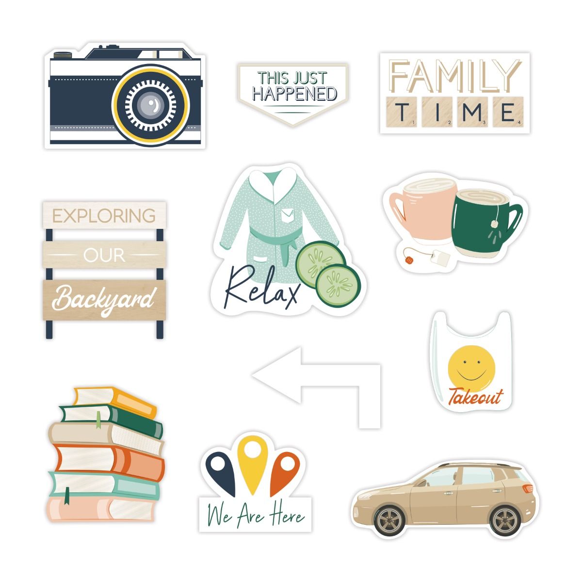 Bundle-CREATIVE MEMORIES Staycation BundlePink tiful of LOVE