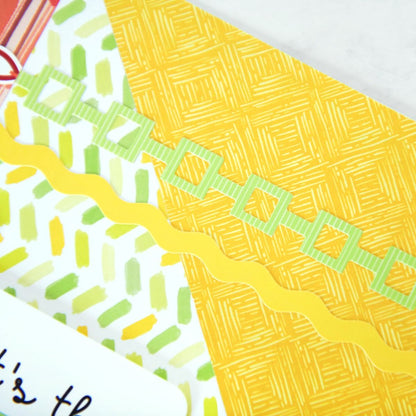 Creative Memories Totally Tonal Yellow &amp; Green Duo Border StickersPink tiful of LOVE