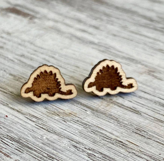 Dinosaur Studs  - StegosaurusPink tiful of LOVE