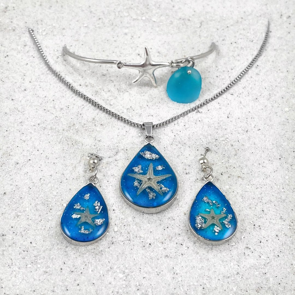 Under the Sea Jewelry Set (necklace, earrings, bracelet)