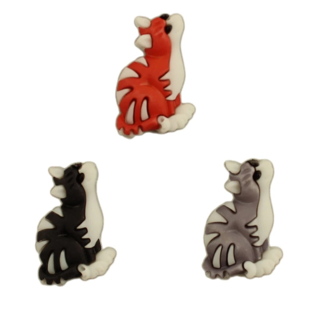 Tabby Cats Stud earrings(3 Colors to choose)Pink tiful of LOVE